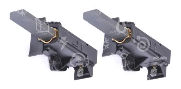 uhlík v pouzdru 6 x 12,5 x 36/46 mm, (pár), AEG, BAUKNECHT (typ L)